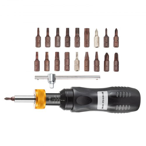 Adjustable Torque Screwdriver Electrician 1050 Inlbs 5 Accuracy 5 Inlb Increment With Bits  Case 7