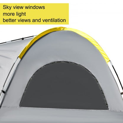 Full-Size Waterproof Truck Tent for Pickup Bed, Easy to Setup Camping Tent with Mesh Windows, Truck Camper