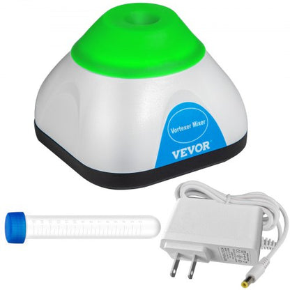 Lab-Grade Vortex Mixer Mini Shaker, Touch-Activated Mixing Orbital for Test Tubes, Tattoo Ink, Nail Polish, Paint