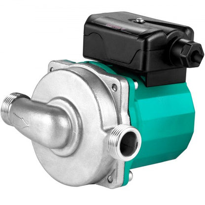 Hot Water Recirculating Pump, Stainless Steel Head Circulation Pump, Speed Electric Water Heater Circulator with NPT
