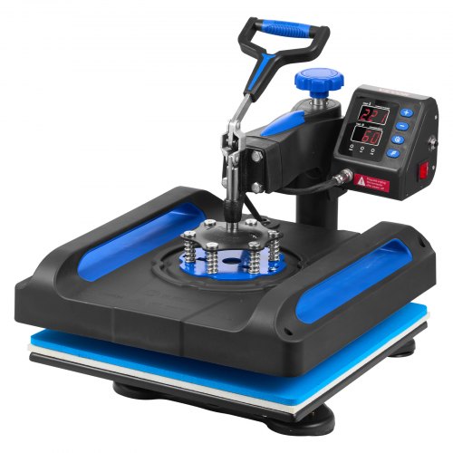 Heat Press Machine, Digital Sublimation T-Shirt & Vinyl Transfer Printer with Swing Away Design, Fast Heating