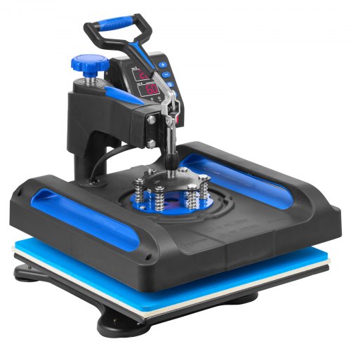 Heat Press Machine, Digital Sublimation T-Shirt & Vinyl Transfer Printer with Swing Away Design, Fast Heating