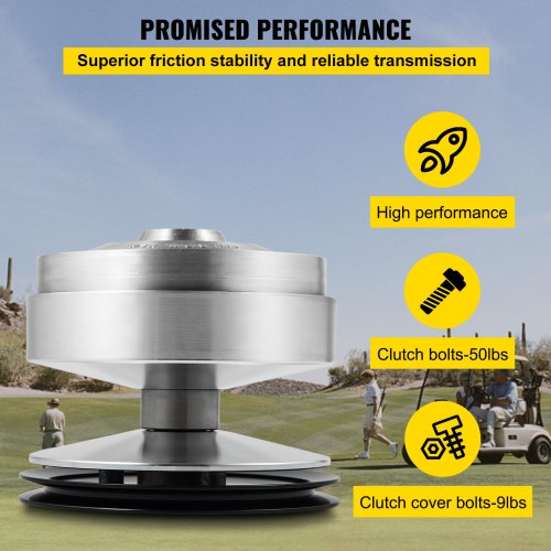 Premium Club Car Gas Golf Cart Drive Clutch DS & Precedent Front Clutch Assembly, Compatible with Club Car DS, Precedent