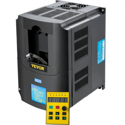 4KW Variable Frequency Drive, CNC Motor Inverter Converter, AC Input, Phase Output for Motor Speed Regulation