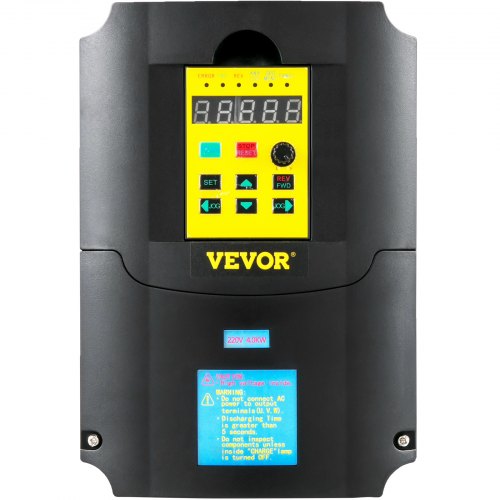 4KW Variable Frequency Drive, CNC Motor Inverter Converter, AC Input, Phase Output for Motor Speed Regulation