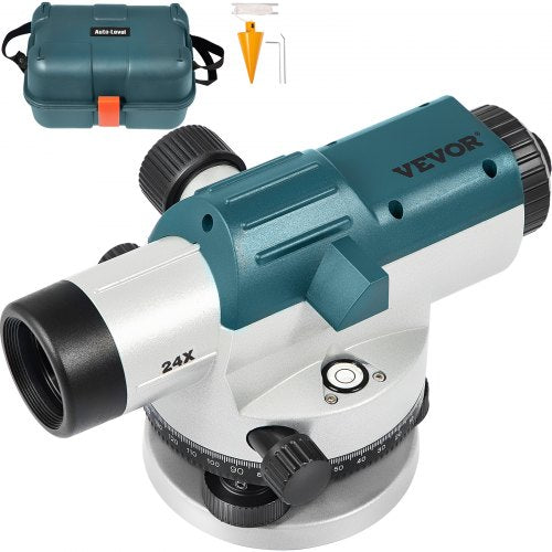 Automatic Optical Level Auto Level Kit, High Precision Builders Level with Magnetic Dampened Compensator, IP Waterproof