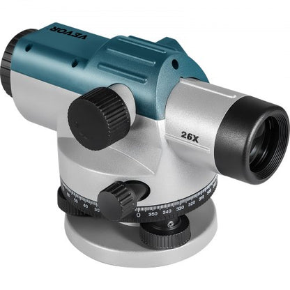 High Precision Automatic Optical Level Kit, Waterproof Builders Auto Level with Magnetic Compensator, Transport Lock