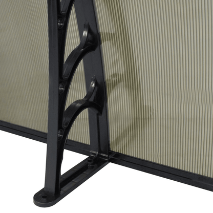80x40 Inch Polycarbonate Window Awning Cover For Front Door Patio And Outdoor Shade 2