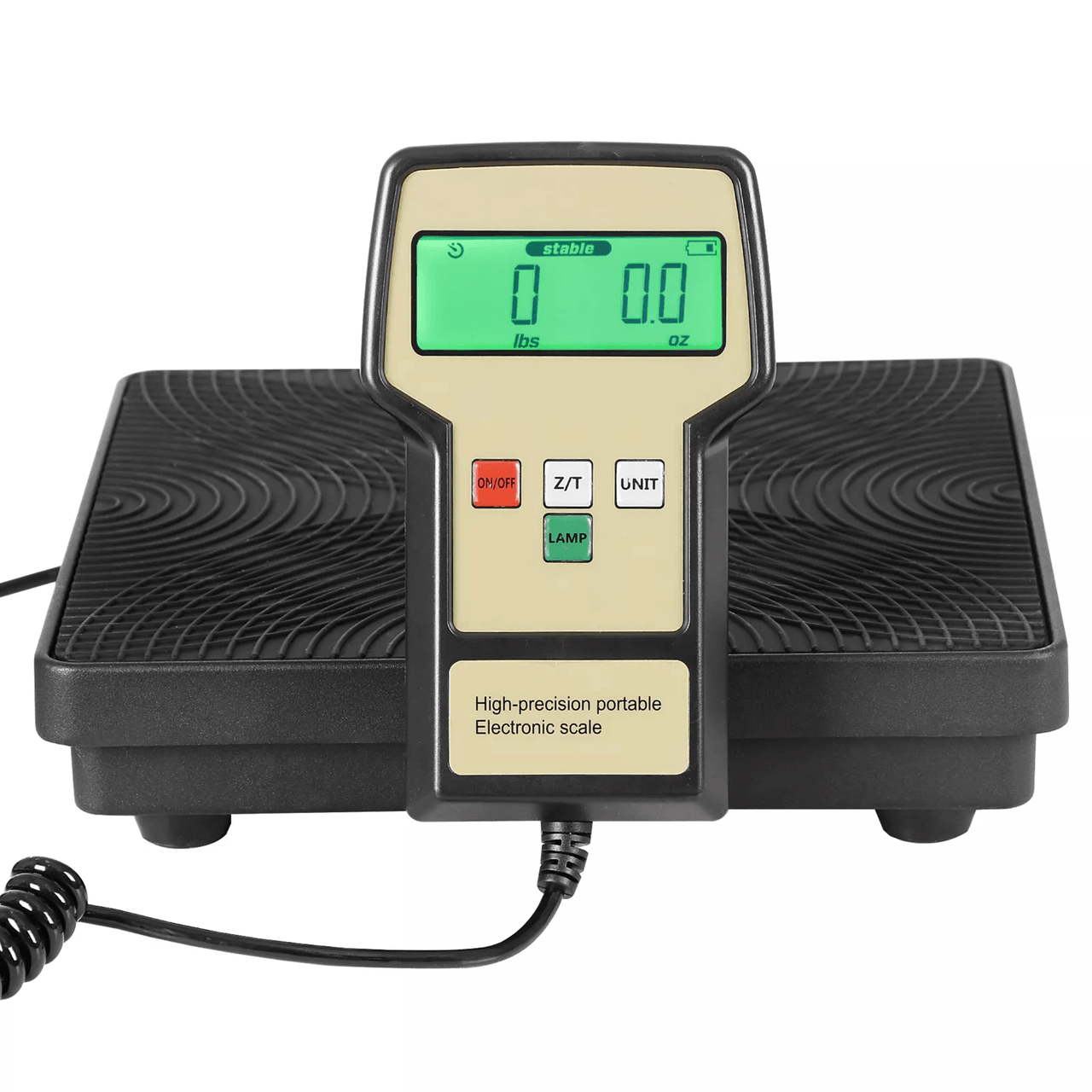 220lb HVAC Refrigerant Charging Scale Digital Freon Scale with Carrying Case for AC Service