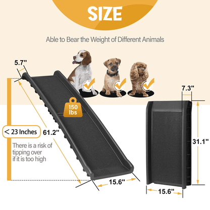 Heavy Duty Folding Dog Ramp For SUV And Car Travel Lightweight And Portable Pet Ramp 1