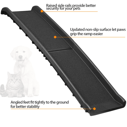 Heavy Duty Folding Dog Ramp For SUV And Car Travel Lightweight And Portable Pet Ramp 10