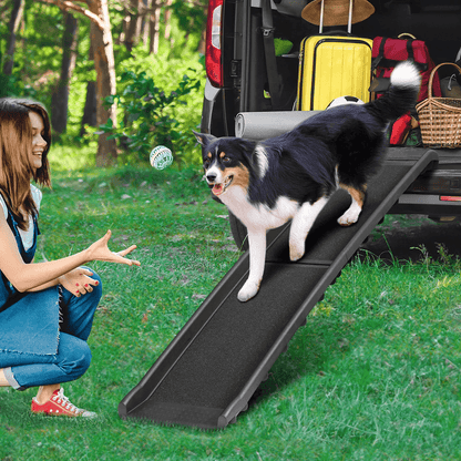 Heavy Duty Folding Dog Ramp For SUV And Car Travel Lightweight And Portable Pet Ramp 14
