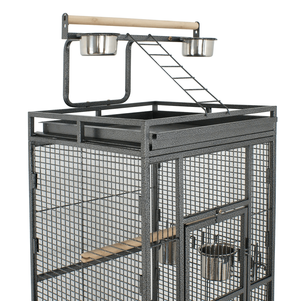 61 Inch Large Bird Cage With Play Top And Stand For Parrots Parakeets Finches And Small Birds 9