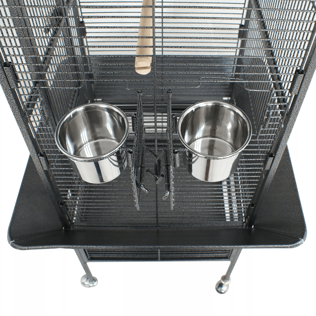 61 Inch Large Bird Cage With Play Top And Stand For Parrots Parakeets Finches And Small Birds 8