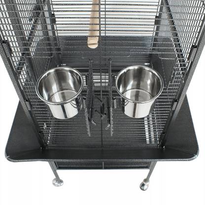 61 Inch Large Bird Cage With Play Top And Stand For Parrots Parakeets And Small Birds 8