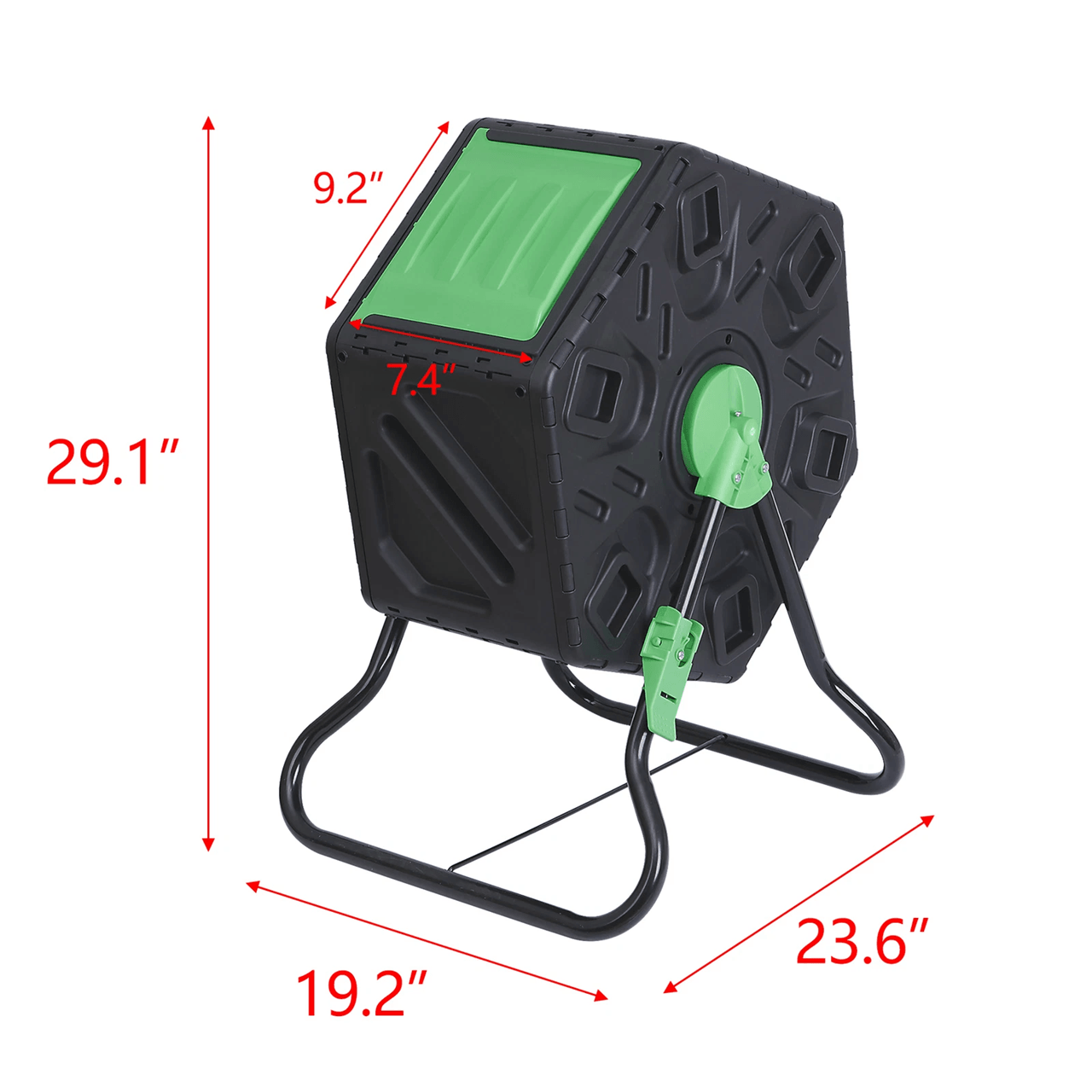 185 Gallon Outdoor Compost Tumbler Bin Single Chamber Garden Composter 1