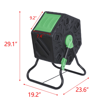 185 Gallon Outdoor Compost Tumbler Bin Single Chamber Garden Composter 1