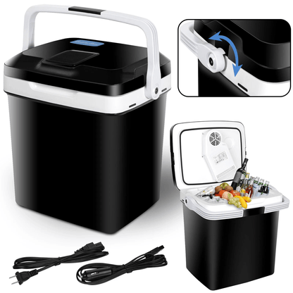 12V Thermoelectric Car Cooler And Mini Fridge Iceless Electric Travel Refrigerator Low Noise Design 5