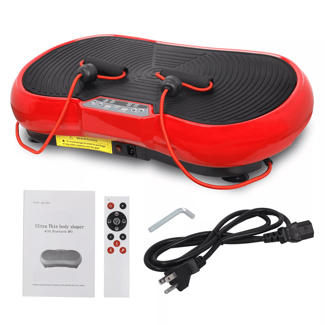 Full Body Vibration Platform Machine with Bluetooth Home Fitness and Massage Trainer