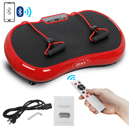 Full Body Vibration Platform Machine With Bluetooth Home Fitness And Massage Trainer 8