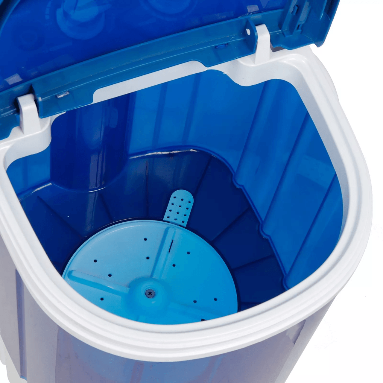 Portable Compact Washing Machine With Spin Dryer And Drain Hose For Apartments Dorms And Travel 4