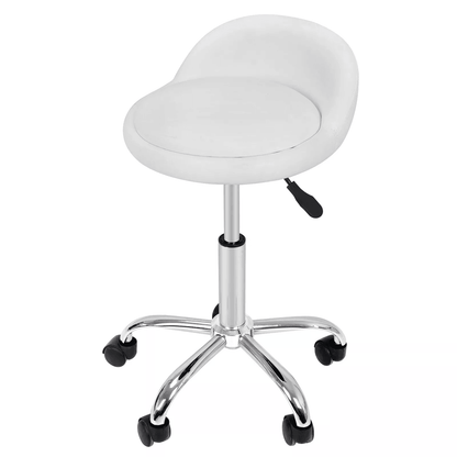 Adjustable Rolling Swivel Stool with Wheels for Spa Salon Tattoo and Massage Professionals