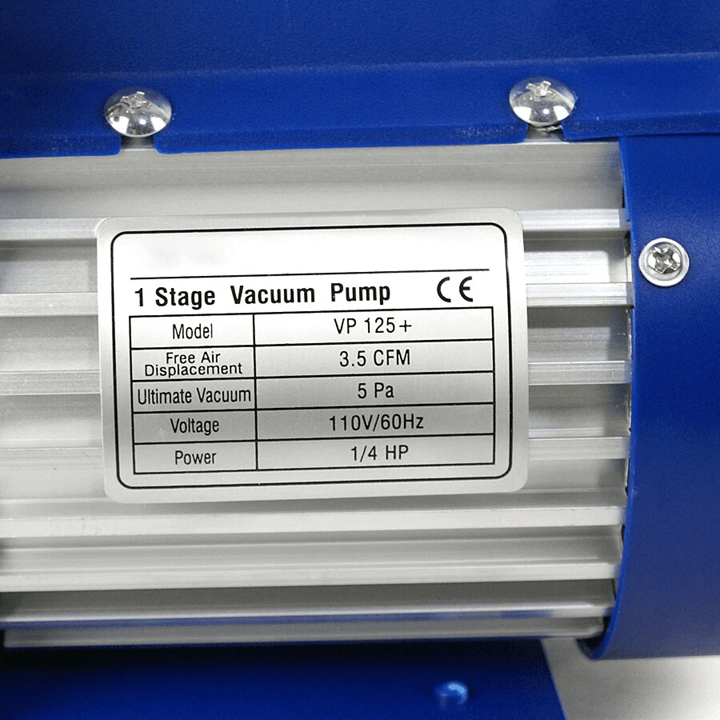 HVAC Vacuum Pump And Manifold Gauge Kit For R134a AC Refrigerant Charging And Diagnostics 2