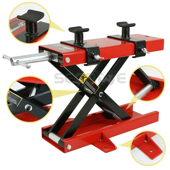 1100LB Mini Scissor Lift Jack For ATV Motorcycle And Dirt Bike Maintenance And Repairs 2