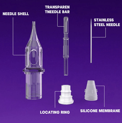 Complete Wireless Tattoo Kit With Rotary Pen And 20 Mixed Cartridge Needles 1