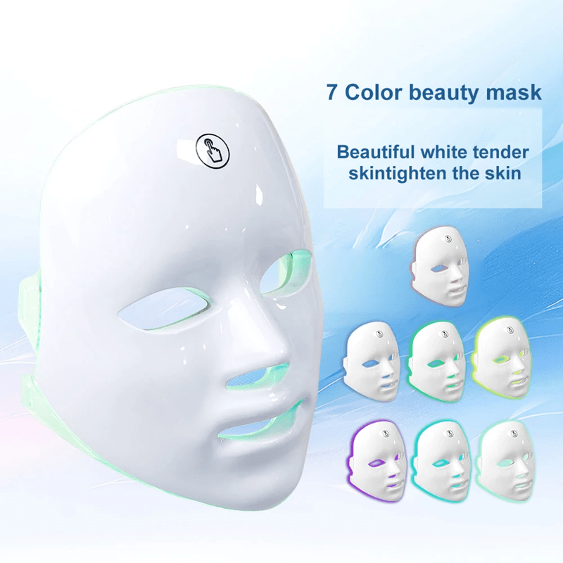 7 Color LED Facial Mask For Skin Rejuvenation Acne Therapy And Anti Aging Care 2