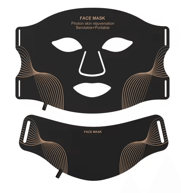 7 Color LED Face And Neck Mask With Wireless Red Light Therapy For Anti Aging And Skin Rejuvenation 4