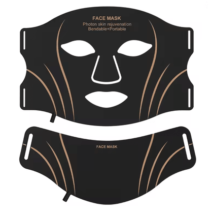 7 Color LED Face And Neck Mask With Wireless Red Light Therapy For Anti Aging And Skin Rejuvenation 5