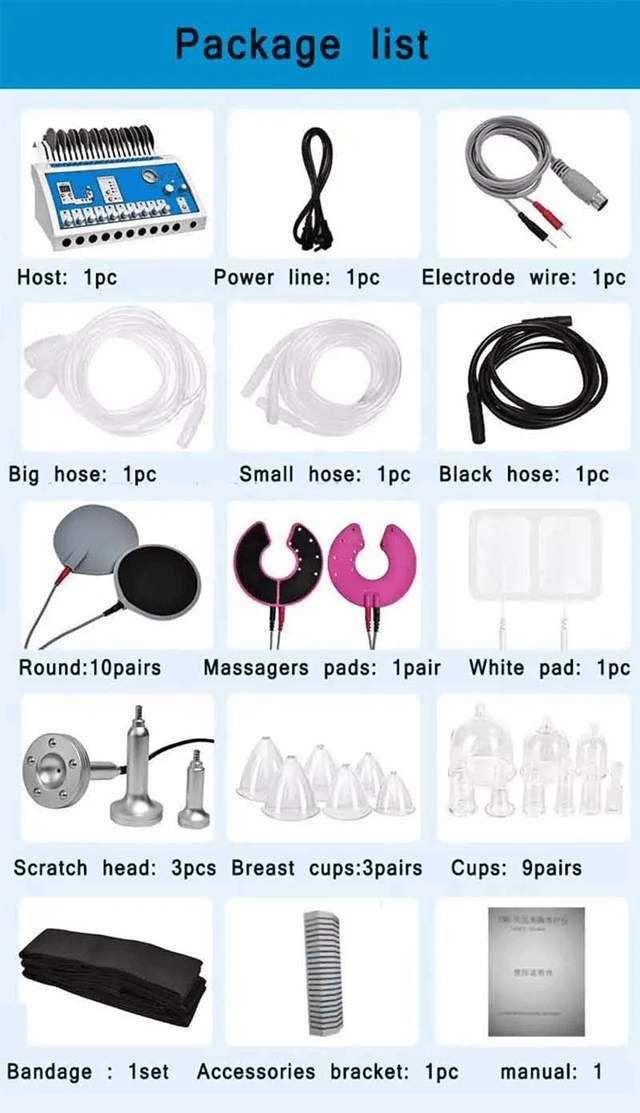 2in1 EMS Vacuum Therapy Machine For Breast Enhancement And Body Sculpting 6
