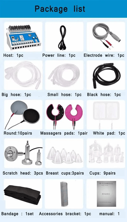 2in1 EMS Vacuum Therapy Machine For Breast Enhancement And Body Sculpting 6