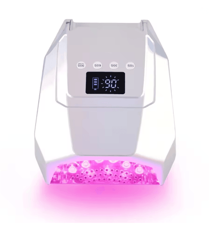 98W Cordless UV LED Nail Lamp  FastCuring Gel Dryer With Mirror Finish 5