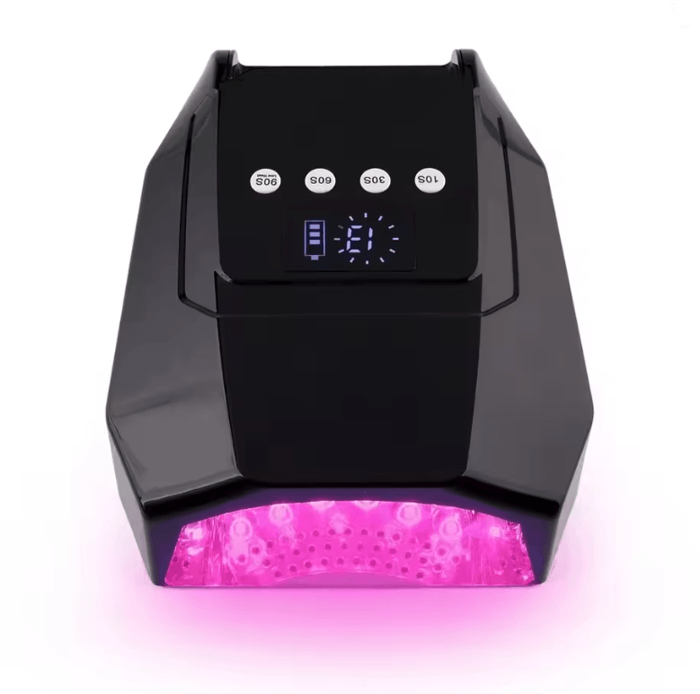 98W Cordless UV LED Nail Lamp  FastCuring Gel Dryer With Mirror Finish 6