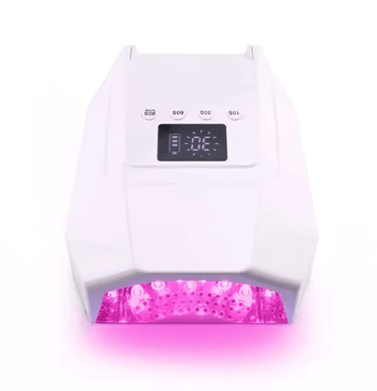 98W Cordless UV LED Nail Lamp  FastCuring Gel Dryer With Mirror Finish 7
