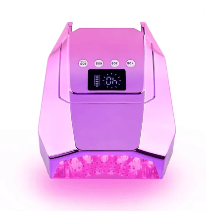 98W Cordless UV LED Nail Lamp  FastCuring Gel Dryer With Mirror Finish 9