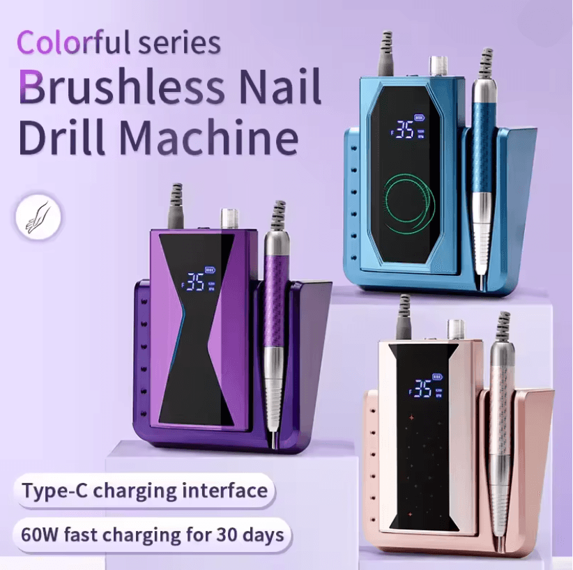 ProPower 40000RPM Brushless Nail Drill Machine For Manicure And Pedicure 4