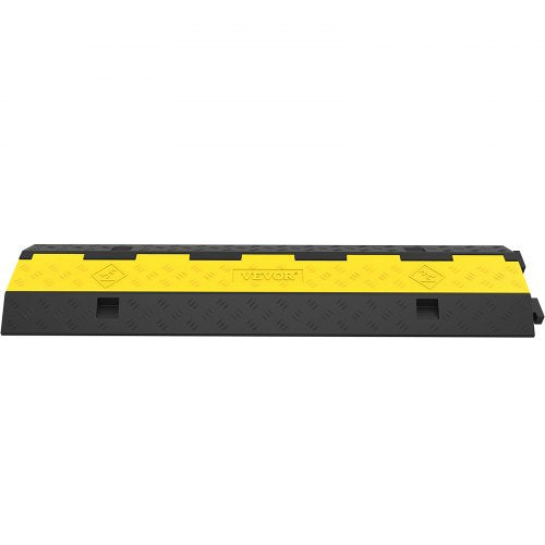 Cable Protector Ramp Channels Speed Bump Hump, Rubber Modular Speed Bump High LBS Load Capacity, Driveway Cord Cover