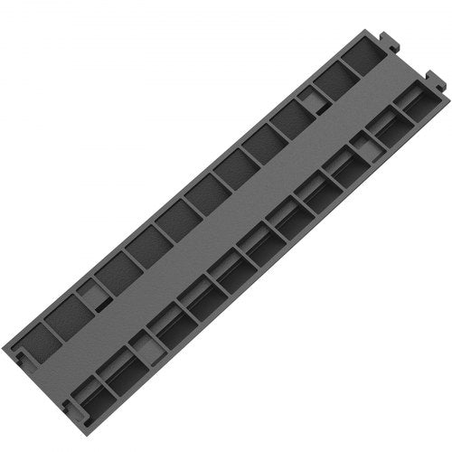Cable Protector Ramp Channels Speed Bump Hump, Rubber Modular Speed Bump High LBS Load Capacity, Driveway Cord Cover