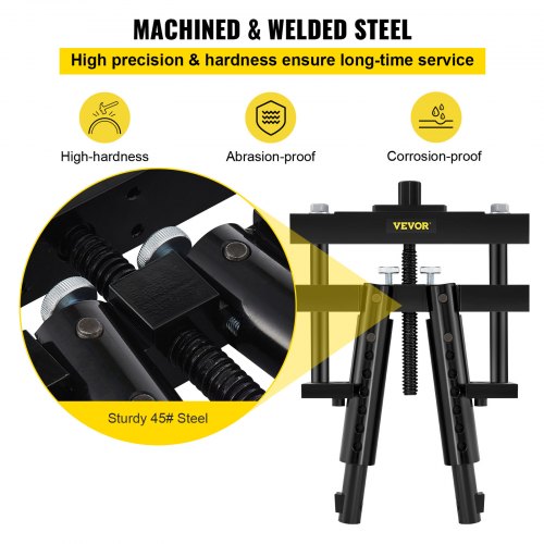 Heavy-Duty Universal Cylinder Liner Puller for CAT, Mack, Cummins Engines, Fits Wet Liners, Replace PT