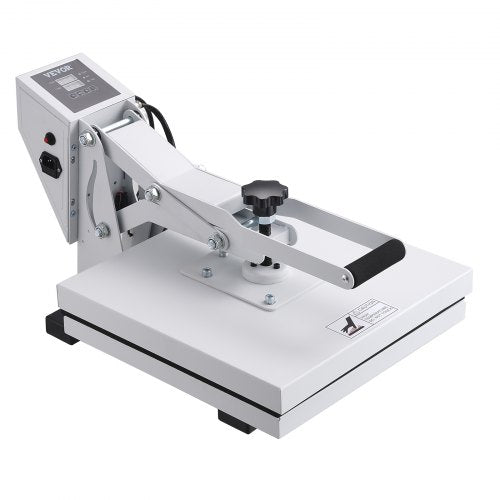 High Pressure Heat Press Machine, White Digital Sublimation Printer for T-Shirts, Fast Heating Power Transfer Press