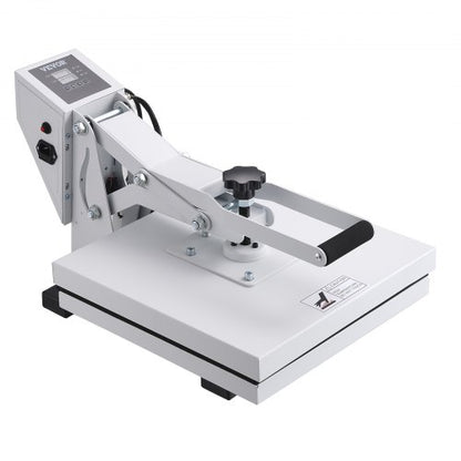 High Pressure Heat Press Machine, White Digital Sublimation Printer for T-Shirts, Fast Heating Power Transfer Press
