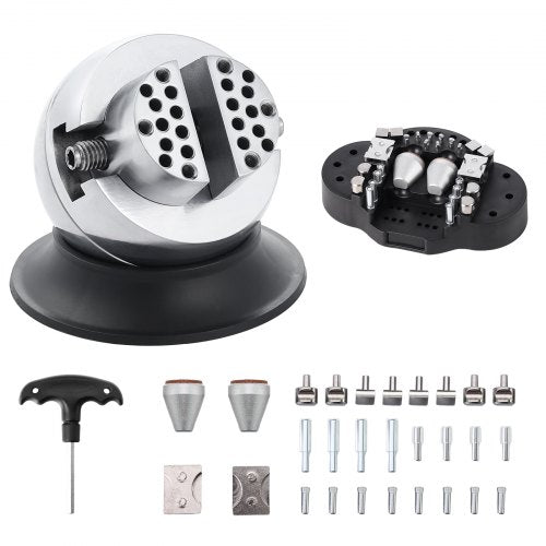 Ball Vise 3 Engraving Block 360 Rotation Jewelry Tool With 30 PCS Accessories For Precision Gemston 1