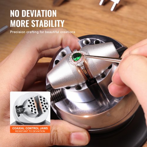 Ball Vise 3 Engraving Block 360 Rotation Jewelry Tool With 30 PCS Accessories For Precision Gemston 4