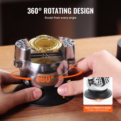 Ball Vise 3 Engraving Block 360 Rotation Jewelry Tool With 30 PCS Accessories For Precision Gemston 5