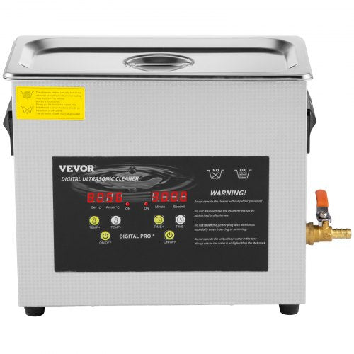 6L Professional Ultrasonic Cleaner With Digital Display 400W Heater  180W Ultrasonic Power For Jewe 7