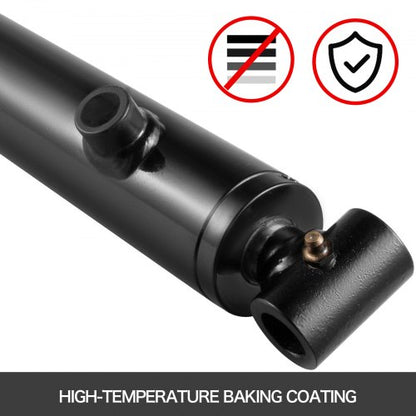 Stroke Hydraulic Ram Cylinder, Welded Double Acting PSI Hydraulic Cylinder with SAE6 Port & Cross Tube Mounts