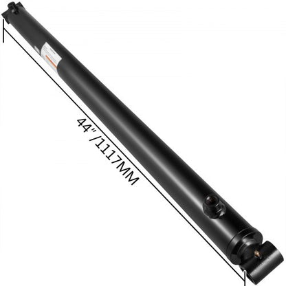Stroke Hydraulic Ram Cylinder, Welded Double Acting PSI Hydraulic Cylinder with SAE6 Port & Cross Tube Mounts
